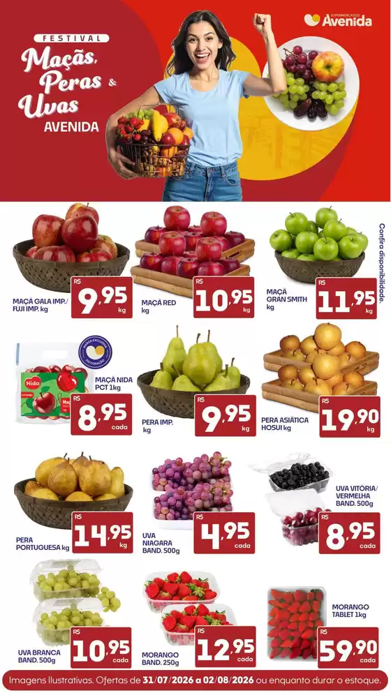 Catálogo Supermercados Avenida | Grandes descontos em produtos selecionados | 2026-07-31T00:00:00.000Z - 2026-08-02T00:00:00.000Z