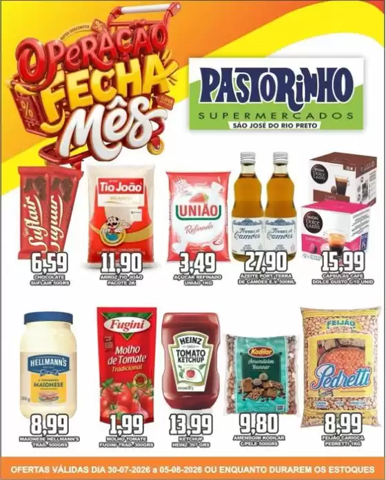 Catálogo Supermercado Pastorinho | Ofertas e promoções atuais | 2026-07-30T00:00:00.000Z - 2026-08-05T00:00:00.000Z