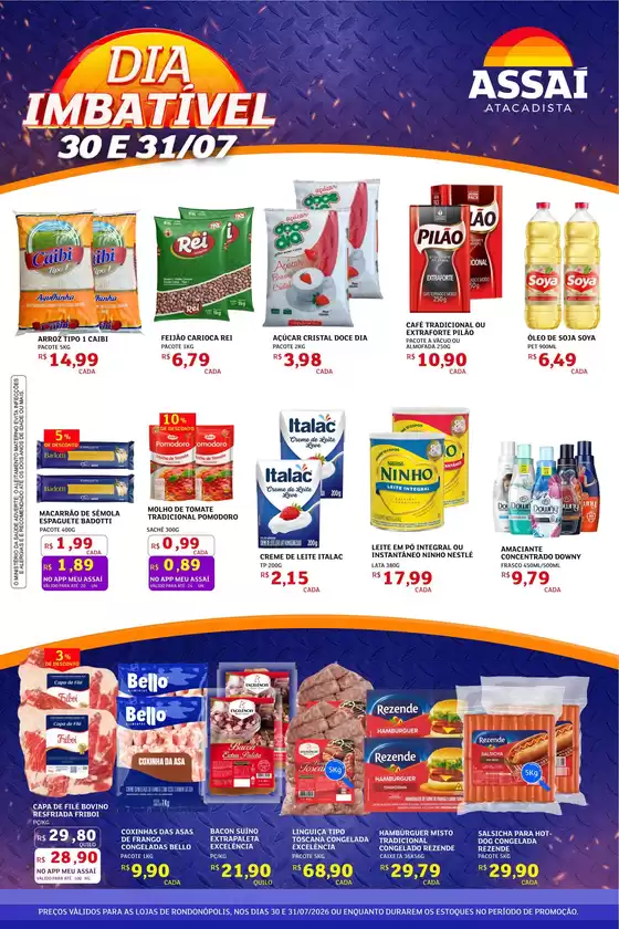 Catálogo Assaí Atacadista | Encarte Assaí Atacadista 49417-978 | 2026-07-31T00:00:00.000Z - 2026-07-31T00:00:00.000Z