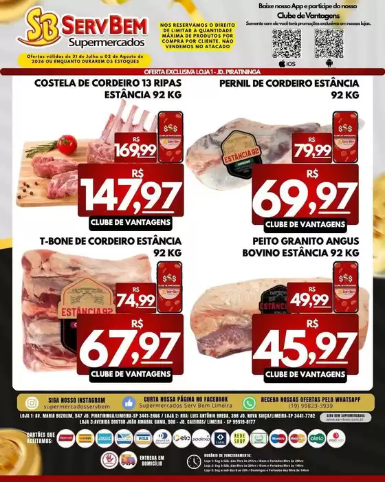 Catálogo ServBem | Ofertas exclusivas para nossos clientes | 2026-07-31T00:00:00.000Z - 2026-08-02T00:00:00.000Z