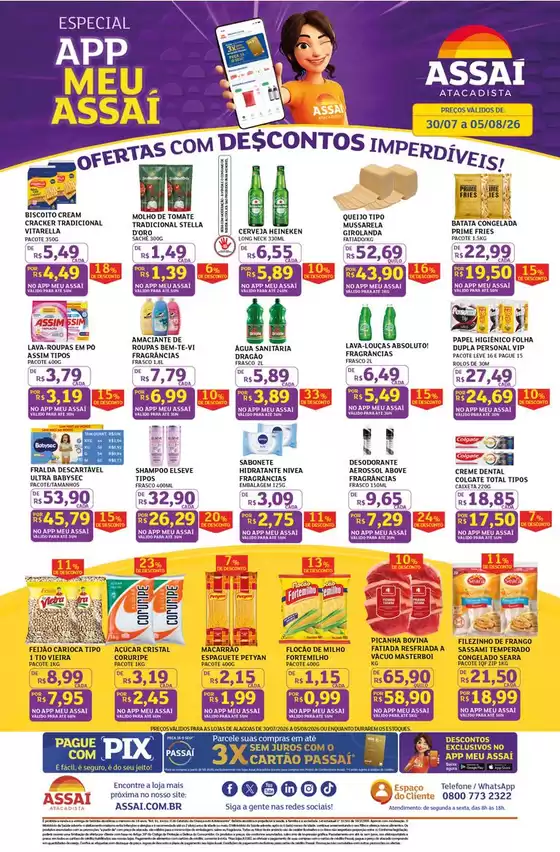 Catálogo Assaí Atacadista | Encarte Assaí Atacadista 168731-573 | 2026-07-31T00:00:00.000Z - 2026-08-05T00:00:00.000Z
