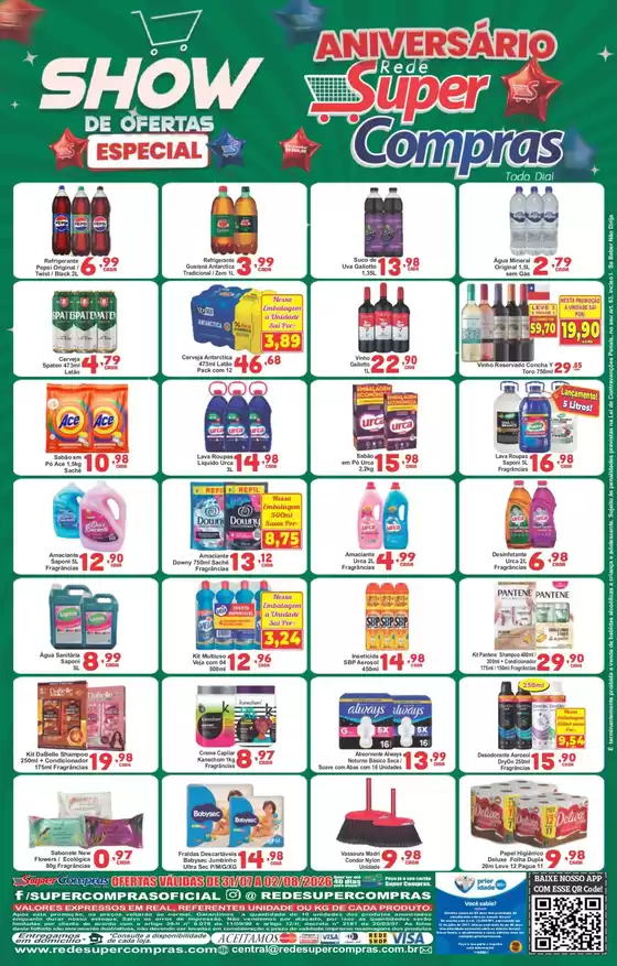 Catálogo Rede Super Compras | Encarte Rede Super Compras | 2026-07-31T00:00:00.000Z - 2026-08-02T00:00:00.000Z