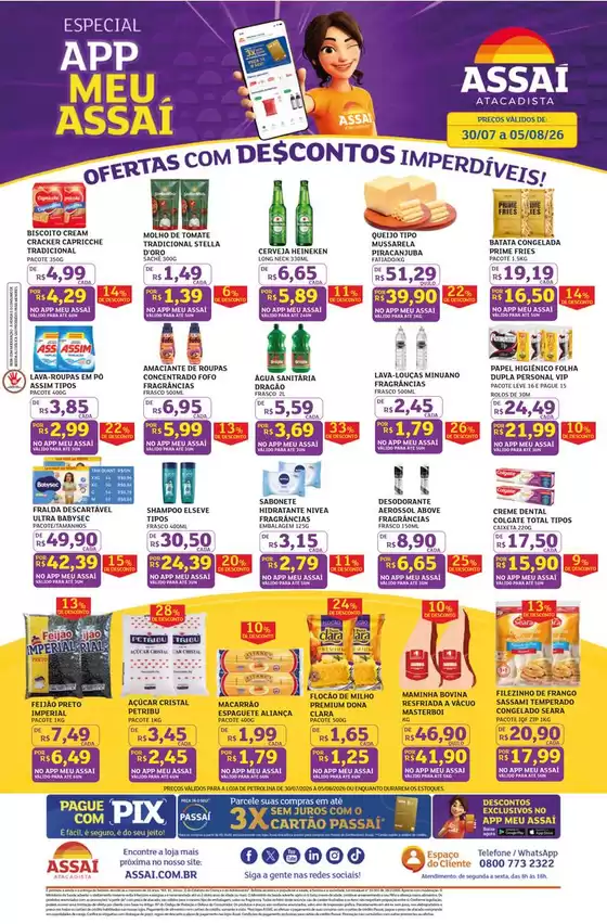 Catálogo Assaí Atacadista | Encarte Assaí Atacadista 168735-574 | 2026-07-31T00:00:00.000Z - 2026-08-05T00:00:00.000Z