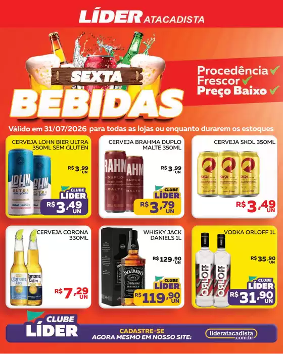 Catálogo Líder Atacadista | Cópia encarte sexta das carnes e be | 2026-07-31T00:00:00.000Z - 2026-07-31T00:00:00.000Z