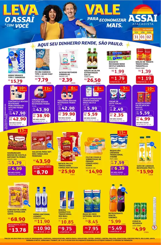 Catálogo Assaí Atacadista | Encarte Assaí Atacadista 49575-969 | 2026-07-31T00:00:00.000Z - 2026-08-02T00:00:00.000Z