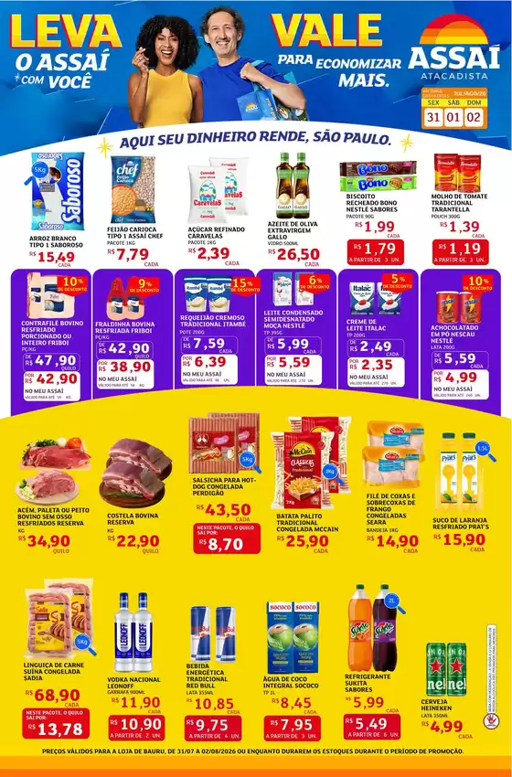 Catálogo Assaí Atacadista | Encarte Assaí Atacadista 49575-970 | 2026-07-31T00:00:00.000Z - 2026-08-02T00:00:00.000Z