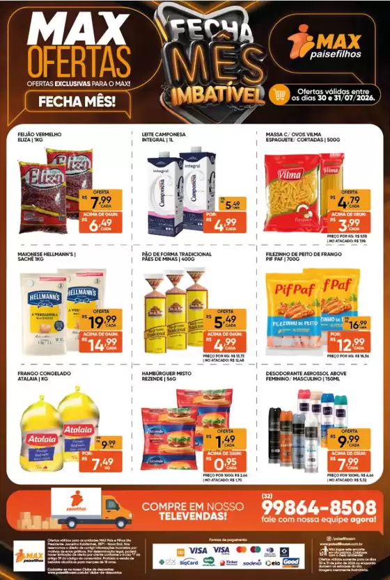Catálogo Pais e Filhos Supermercados | Ofertas para caçadores de pechinchas | 2026-07-30T00:00:00.000Z - 2026-07-31T00:00:00.000Z