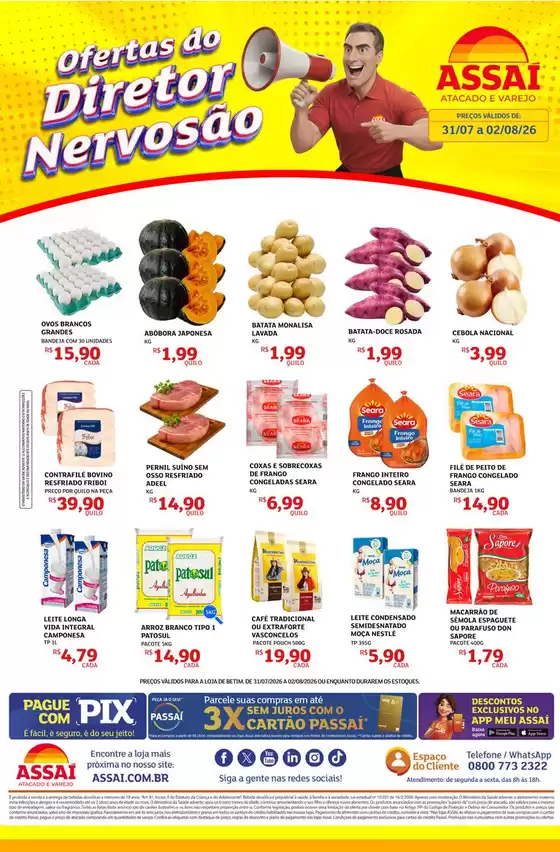 Catálogo Assaí Atacadista | Encarte Assaí Atacadista 168801-589 | 2026-07-31T00:00:00.000Z - 2026-08-02T00:00:00.000Z