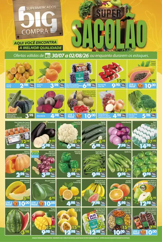 Catálogo Supermercados Big Compra | Ofertas para caçadores de pechinchas | 2026-07-30T00:00:00.000Z - 2026-08-02T00:00:00.000Z