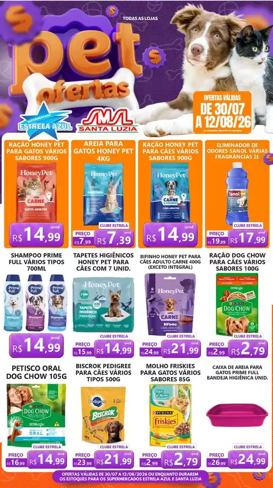 Catálogo Supermercado Estrela Azul | Ofertas exclusivas para nossos clientes | 2026-07-30T00:00:00.000Z - 2026-08-12T00:00:00.000Z