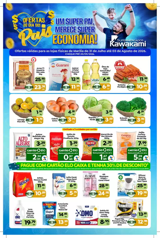 Catálogo Supermercados Kawakami | Ofertas - Marília | 2026-07-31T00:00:00.000Z - 2026-08-03T00:00:00.000Z