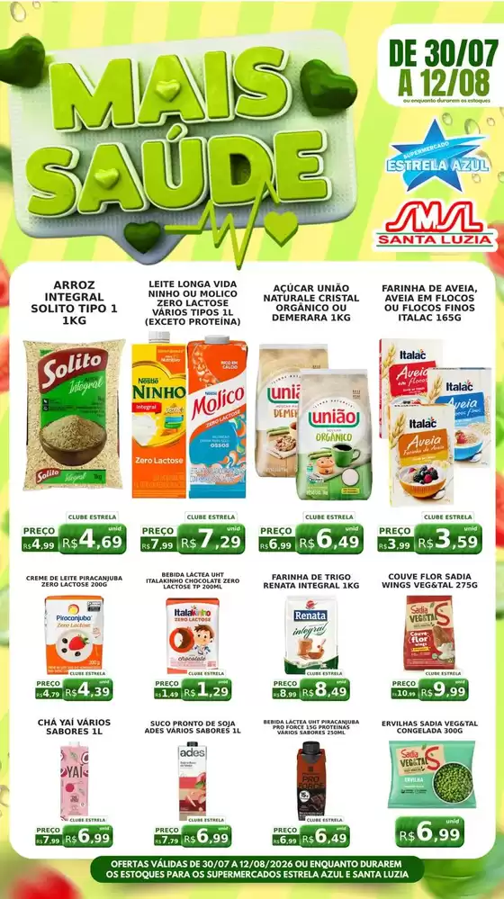 Catálogo Supermercado Estrela Azul | Ofertas e promoções atuais | 2026-07-30T00:00:00.000Z - 2026-08-12T00:00:00.000Z