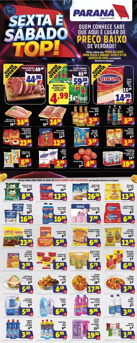 Catálogo Paraná Supermercados | Nossas melhores ofertas para você | 2026-07-31T00:00:00.000Z - 2026-08-06T00:00:00.000Z