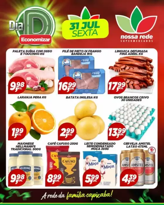 Catálogo Nossa Rede Supermercados | Dia Economizar  | 2026-07-31T00:00:00.000Z - 2026-07-31T00:00:00.000Z
