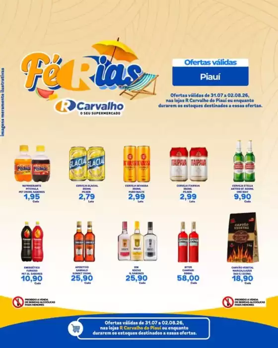 Catálogo R Carvalho Supermercado em Morrinhos do Sul | Piaui | 2026-07-31T00:00:00.000Z - 2026-08-02T00:00:00.000Z