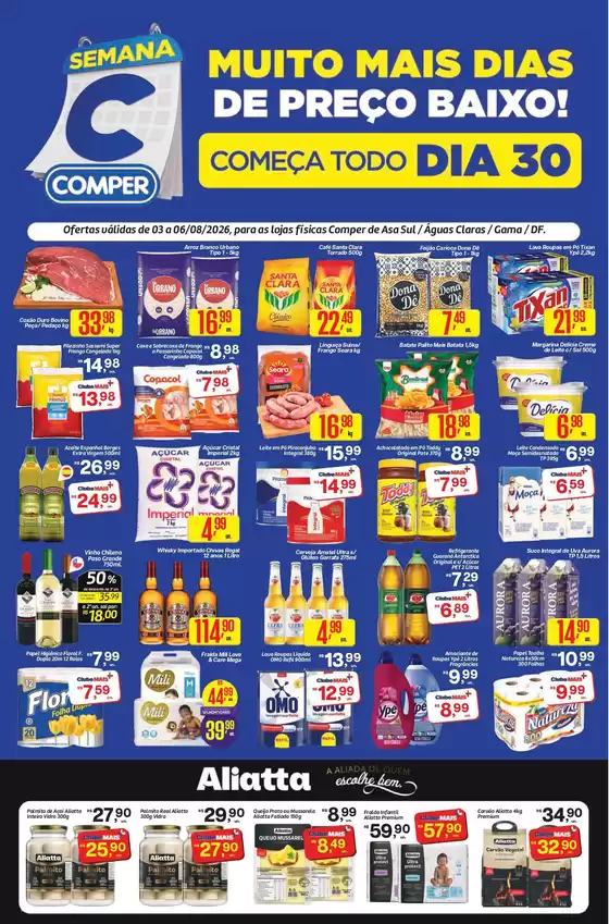 Catálogo Comper | Ótima oferta para caçadores de pechinchas | 2026-08-03T00:00:00.000Z - 2026-08-06T00:00:00.000Z