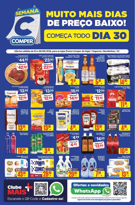 Catálogo Comper | Ofertas especiais atraentes para todos | 2026-08-03T00:00:00.000Z - 2026-08-06T00:00:00.000Z