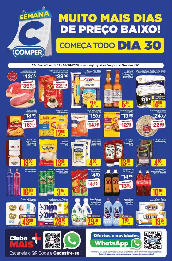 Catálogo Comper | Melhores ofertas para todos os clientes | 2026-08-03T00:00:00.000Z - 2026-08-06T00:00:00.000Z