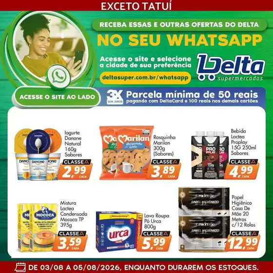 Catálogo Delta Supermercados | Ótima oferta para todos os clientes | 2026-08-03T00:00:00.000Z - 2026-08-05T00:00:00.000Z