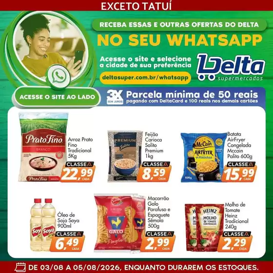 Catálogo Delta Supermercados | Ofertas especiais para você | 2026-08-03T00:00:00.000Z - 2026-08-05T00:00:00.000Z
