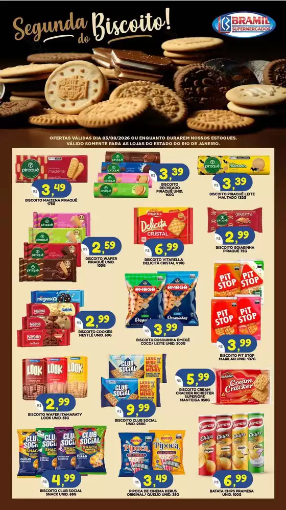 Catálogo Bramil Supermercados | Encarte Bramil Supermercados | 2026-08-03T00:00:00.000Z - 2026-08-03T00:00:00.000Z