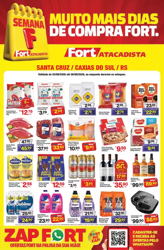 Catálogo Fort Atacadista | RS Fort Semana F Regional 03 a 06 AGO 26 Santa Final | 2026-08-03T00:00:00.000Z - 2026-08-06T00:00:00.000Z