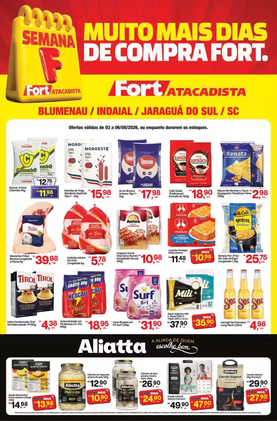 Catálogo Fort Atacadista em Apiúna | SC Fort Semana F SEMANAL 03 a 06 AGO 26 Blu Ind Jar | 2026-08-03T00:00:00.000Z - 2026-08-06T00:00:00.000Z