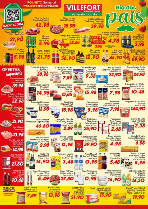 Catálogo Villefort Atacadista | Ofertas Villefort Atacadista | 2026-08-03T00:00:00.000Z - 2026-08-09T00:00:00.000Z