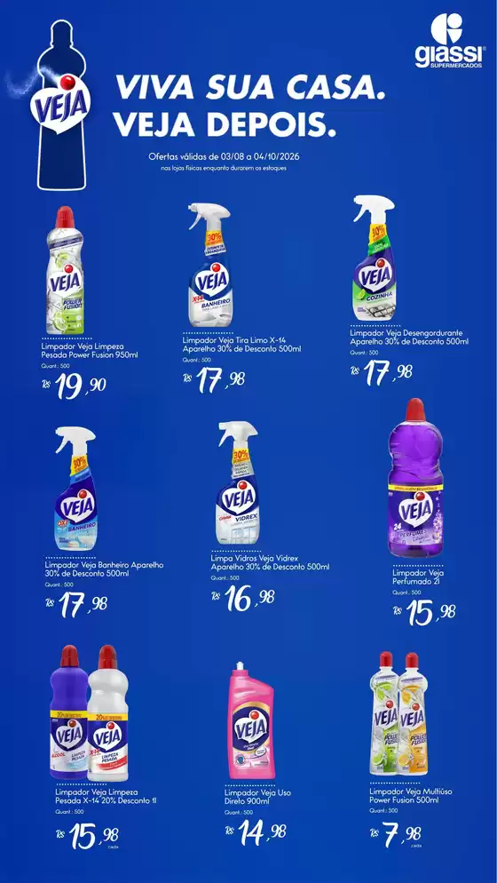 Catálogo Giassi Supermercados em Apiúna | Promoções especiais em andamento | 2026-08-03T00:00:00.000Z - 2026-10-04T00:00:00.000Z