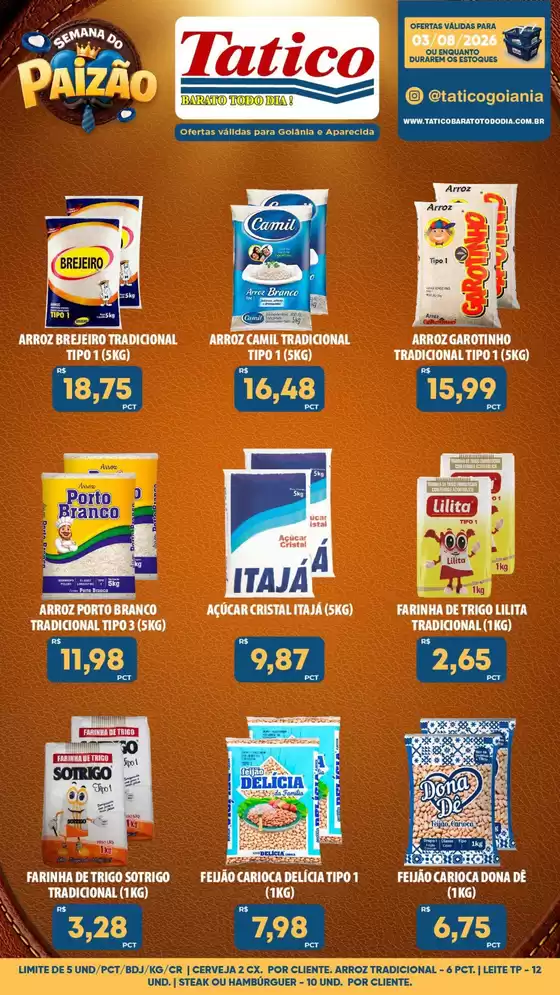 Catálogo Tatico | Ofertas exclusivas e pechinchas | 2026-08-03T00:00:00.000Z - 2026-08-03T00:00:00.000Z