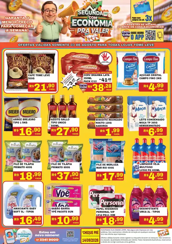 Catálogo Tome Leve | Promoções especiais em andamento | 2026-08-03T00:00:00.000Z - 2026-08-03T00:00:00.000Z