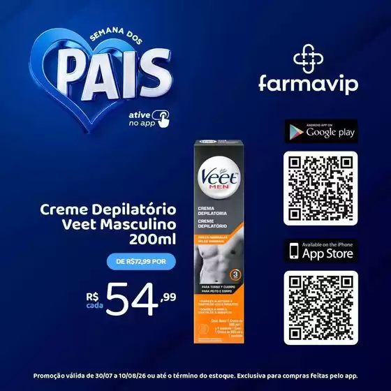 Catálogo Farmavip | Ofertas especiais atraentes para todos | 2026-07-30T00:00:00.000Z - 2026-08-10T00:00:00.000Z