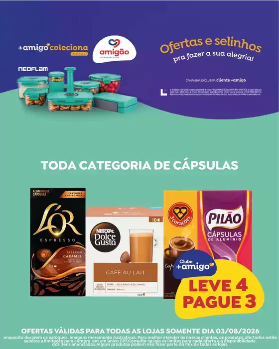 Catálogo Amigão Supermercados em Apiúna | Melhores ofertas para compradores econômicos | 2026-08-03T00:00:00.000Z - 2026-08-03T00:00:00.000Z