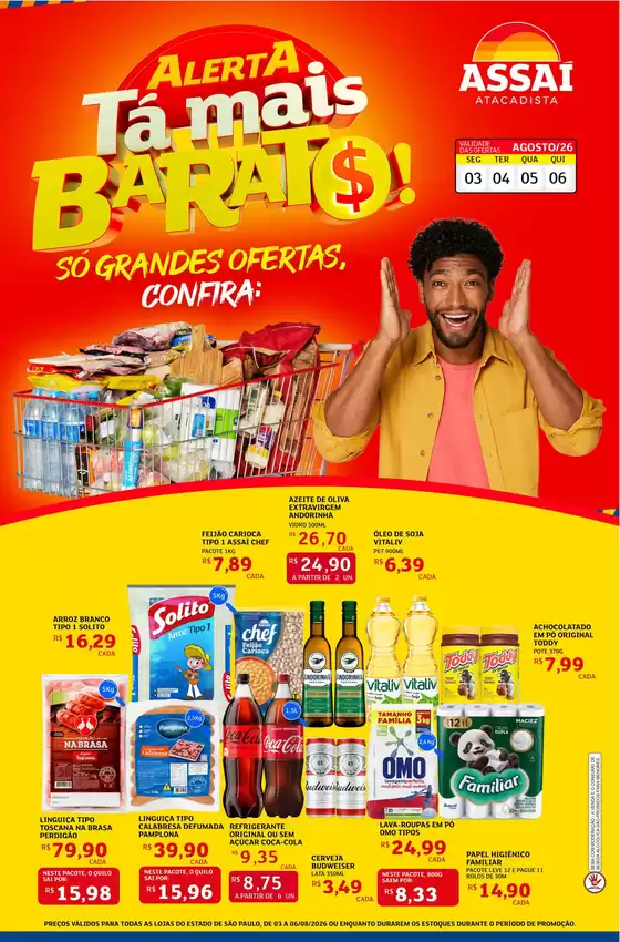 Catálogo Assaí Atacadista | Encarte Assaí Atacadista 49433 | 2026-08-03T00:00:00.000Z - 2026-08-06T00:00:00.000Z