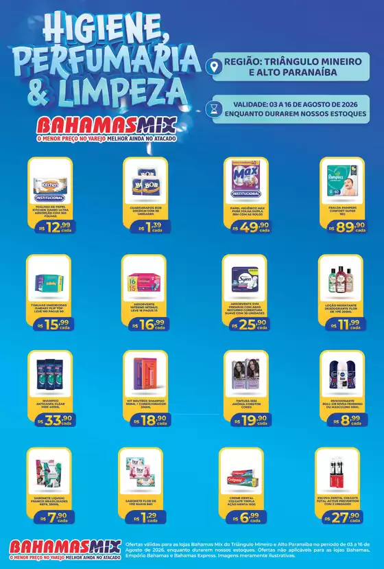 Catálogo Bahamas Mix | HIGIENE E LIMPEZA | 2026-08-03T00:00:00.000Z - 2026-08-16T00:00:00.000Z
