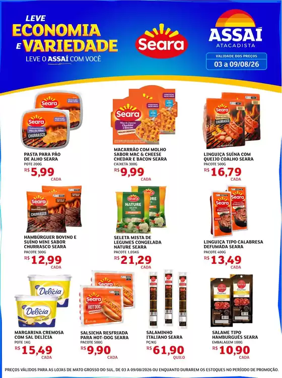 Catálogo Assaí Atacadista | Encarte Assaí Atacadista 49500 | 2026-08-03T00:00:00.000Z - 2026-08-09T00:00:00.000Z