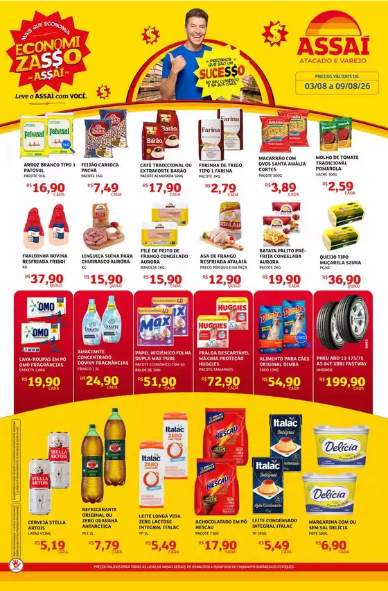 Catálogo Assaí Atacadista em Várzea Paulista | Encarte Assaí Atacadista 169309-525 | 2026-08-03T00:00:00.000Z - 2026-08-09T00:00:00.000Z