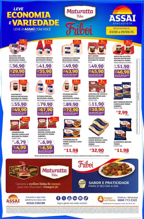 Catálogo Assaí Atacadista | Encarte Assaí Atacadista 169304-538 | 2026-08-03T00:00:00.000Z - 2026-08-09T00:00:00.000Z