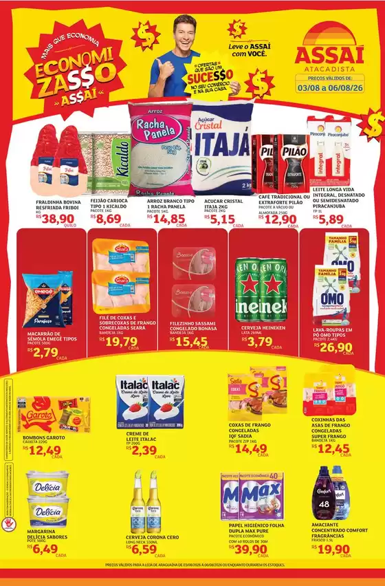Catálogo Assaí Atacadista em Várzea Paulista | Encarte Assaí Atacadista 169319-578 | 2026-08-03T00:00:00.000Z - 2026-08-06T00:00:00.000Z