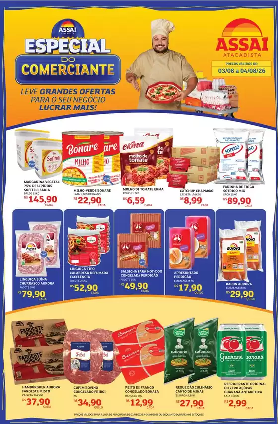 Catálogo Assaí Atacadista | Encarte Assaí Atacadista 169326-578 | 2026-08-03T00:00:00.000Z - 2026-08-04T00:00:00.000Z