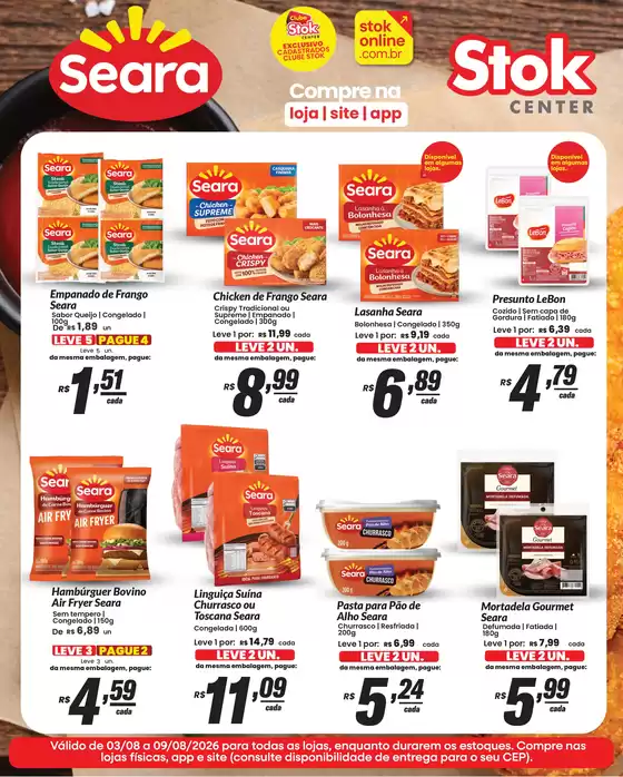 Catálogo Stok Center | SEARA 03 A 09.08 PDF | 2026-08-03T00:00:00.000Z - 2026-08-09T00:00:00.000Z