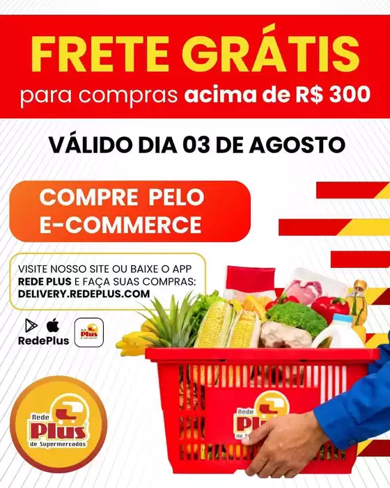 Catálogo Rede Plus Supermercados | Encarte Rede Plus Supermercados | 2026-08-03T00:00:00.000Z - 2026-08-03T00:00:00.000Z