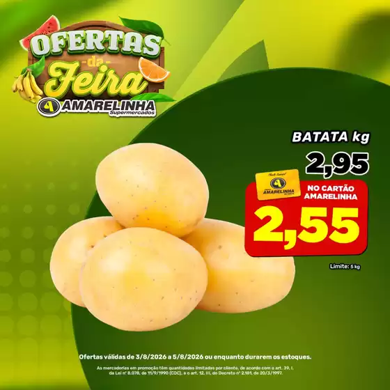 Catálogo Amarelinha Supermercados | Ofertas da Feira  | 2026-08-03T00:00:00.000Z - 2026-08-05T00:00:00.000Z