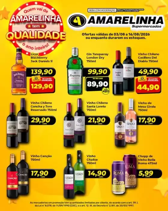 Catálogo Amarelinha Supermercados | Especial | 2026-08-03T00:00:00.000Z - 2026-08-16T00:00:00.000Z