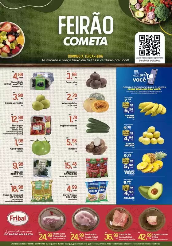 Catálogo Cometa Supermercados |  Feira Cometa | 2026-08-03T00:00:00.000Z - 2026-08-04T00:00:00.000Z