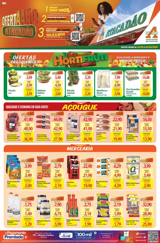 Catálogo Atacadão em Forquilhinha | Atacadão - Ofertããão Atacadão | 2026-08-03T00:00:00.000Z - 2026-08-06T00:00:00.000Z