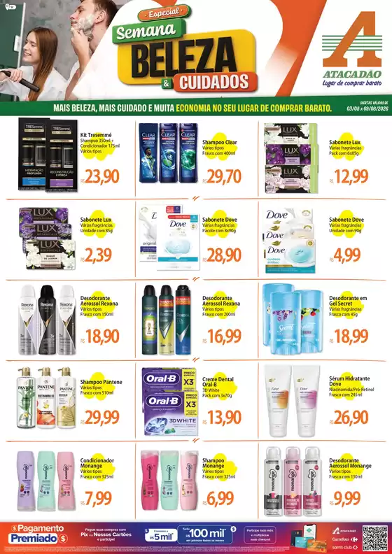 Catálogo Atacadão em Forquilhinha | Atacadão - Semana Beleza & Cuidados | 2026-08-03T00:00:00.000Z - 2026-08-09T00:00:00.000Z