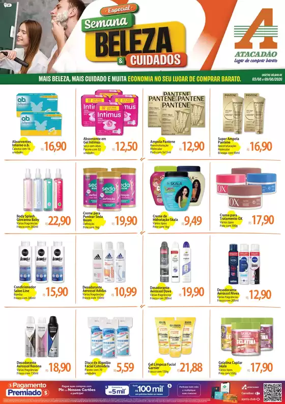 Catálogo Atacadão em Presidente Prudente | Atacadão - Semana Beleza & Cuidados | 2026-08-03T00:00:00.000Z - 2026-08-09T00:00:00.000Z