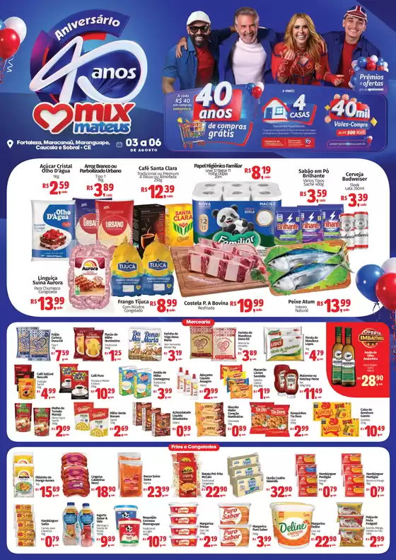 Catálogo Supermercados Mateus | Regular de Aniversario | 2026-08-03T00:00:00.000Z - 2026-08-06T00:00:00.000Z