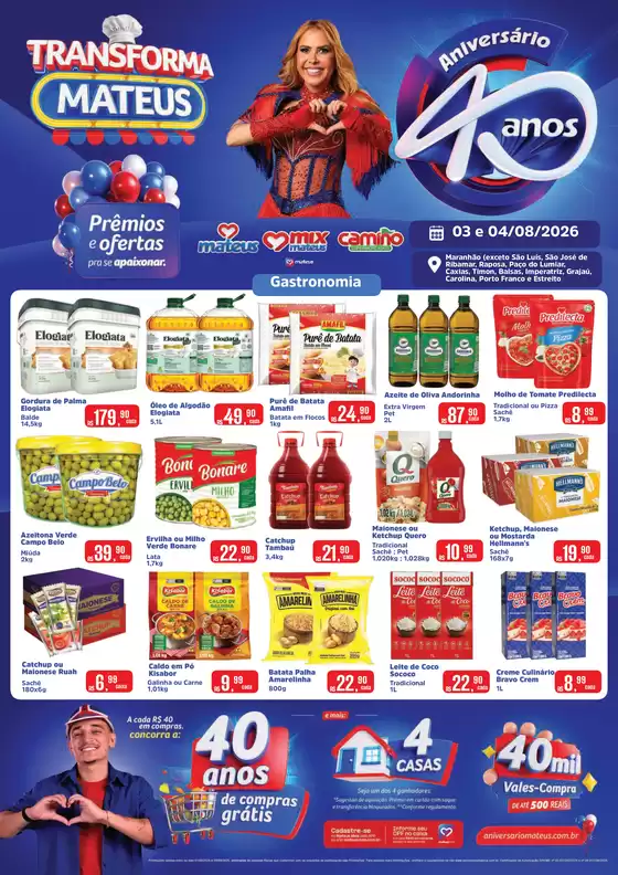 Catálogo Supermercados Mateus | Transforma Mateus de Aniversario | 2026-08-03T00:00:00.000Z - 2026-08-04T00:00:00.000Z